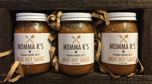 Momma K's Meat Hot Sauce 3-Pack